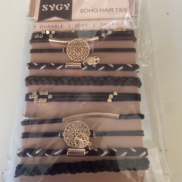 Accessories - SYGY Boho Hair Ties Set